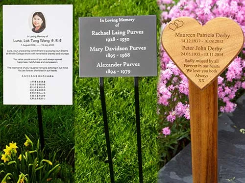 Tree Stakes and Plaque Holders