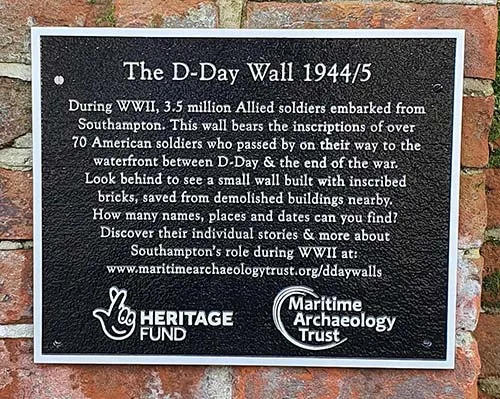 Traditionally cast but cheaper than bronze. Cast Aluminium Plaque