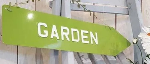 Embossed Aluminium Directional Arrow