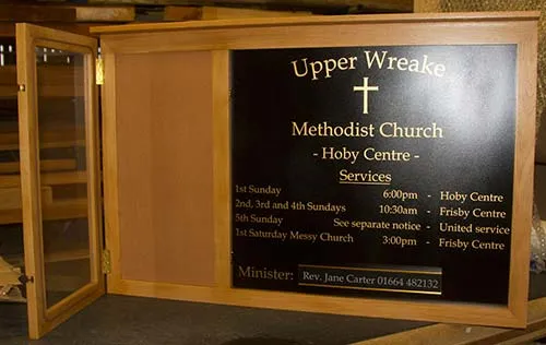 These are made to order by the carpenters in our workshop Wooden Notice Board