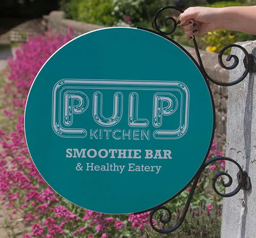 Projecting Sign with Full Colour Print