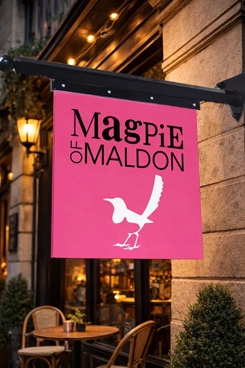 Simple Rigid Projecting Sign