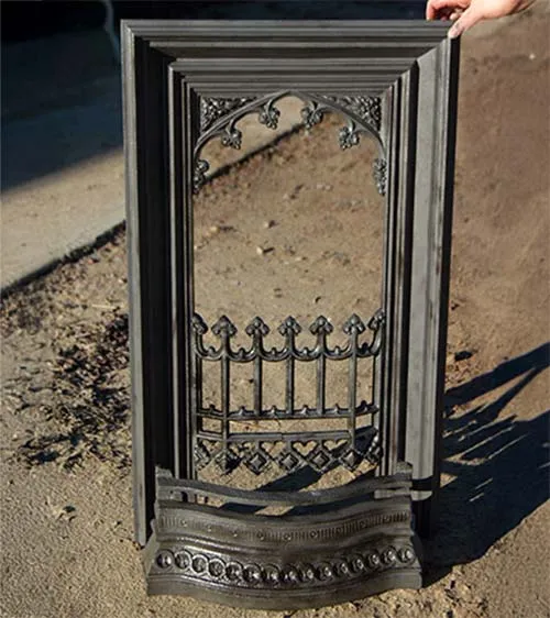 Sandblasted Fireplace