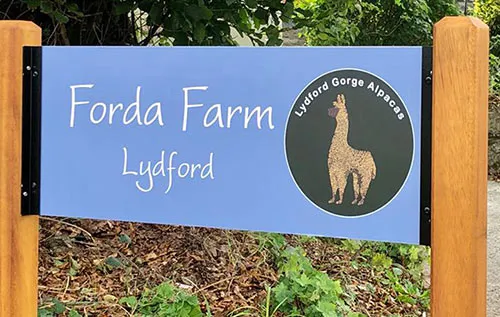 Entrance Sign using Aluminium Composite with T-Channel