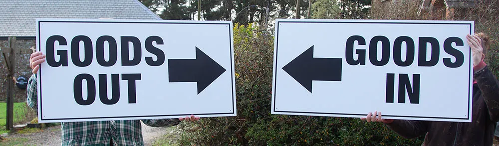 Large Aluminium Composite Sign Boards