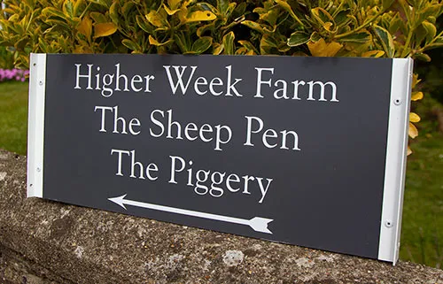 Good Value Entrance Sign