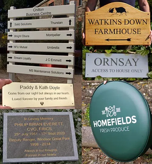 Signs - Memorials - Wheel Covers