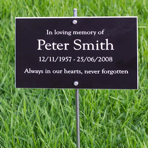 Stainless steel rod stake