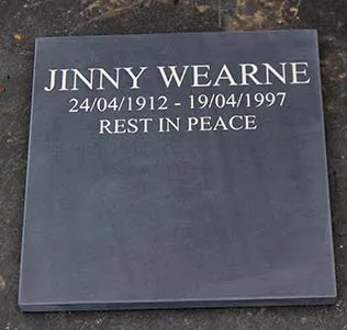 title here Welsh Slate Memorial