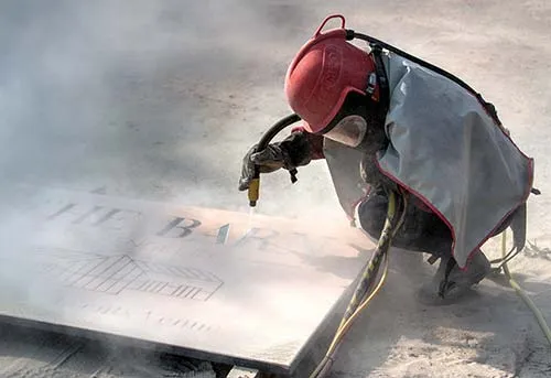 Sand Blasting Large Slate Sign