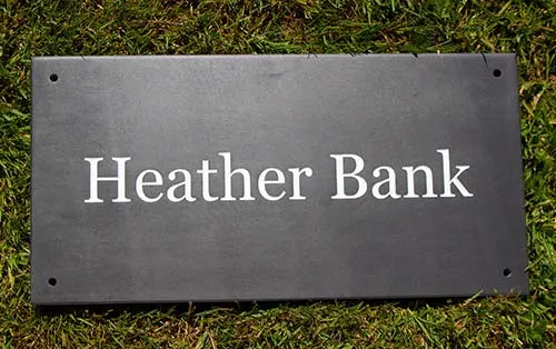 Welsh Slate House Sign