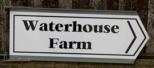 Solid Aluminium Finger Sign