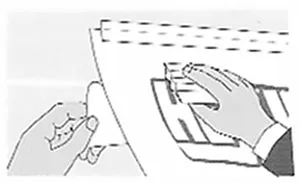 Removing the backing