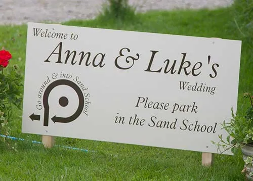 Wedding & Event Signage