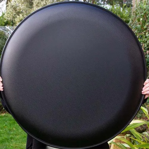 title here Carbon Fibre Effect Wheelcover