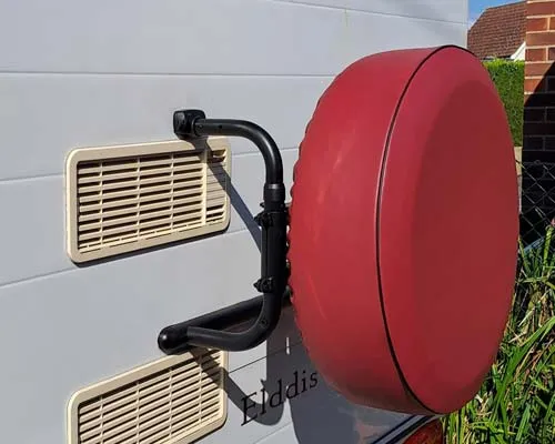 title here Campervan Wheel Cover