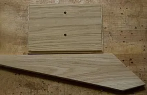 Wooden stake in production