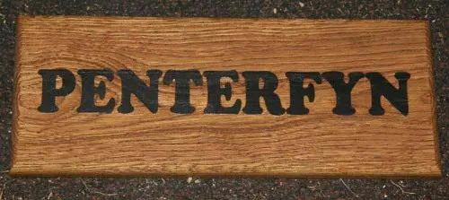 Oak Driftwood Sign