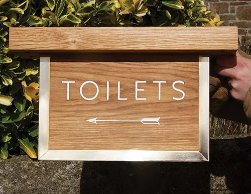 Bespoke Wooden Hanging Sign