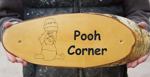 Pooh Corner - Rustic Sign