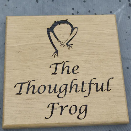 Wooden home pub sign