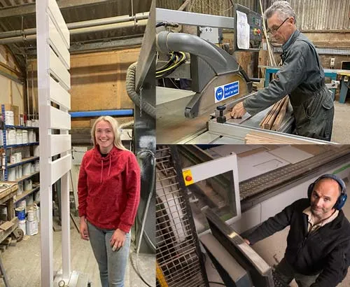 Paint sprayers, carpenters,cnc operators, engravers, stone masons, vinyl applicators and more all work at The Sign Maker. Some of The Sign Maker Team