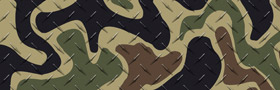Diamond Plate Camo Brown