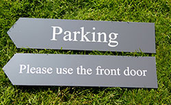 Tough and long lasting arrow signs.