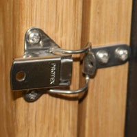 Stainless Steel Catch with Catchplate and Screws