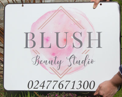 Full colour hanging sign