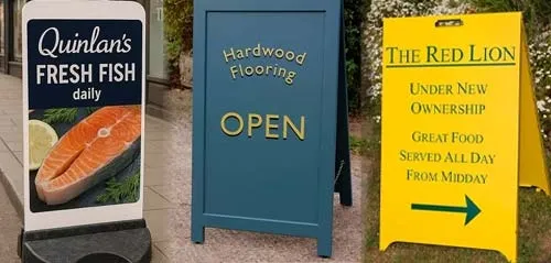 Pavement Signs and A-Boards