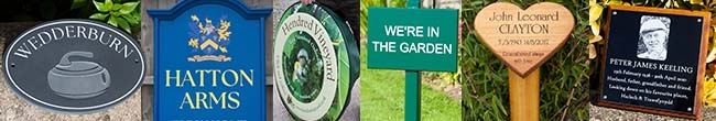 All Kinds of Signs and Memorials from The Sign Maker