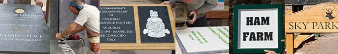 Craftsmen at work at The Sign Maker