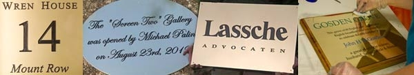 An engraved plaque for every occasion.