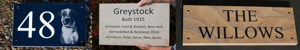 Stone Signs and Nameplates