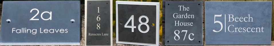 Slate House Signs - Just the way you want them