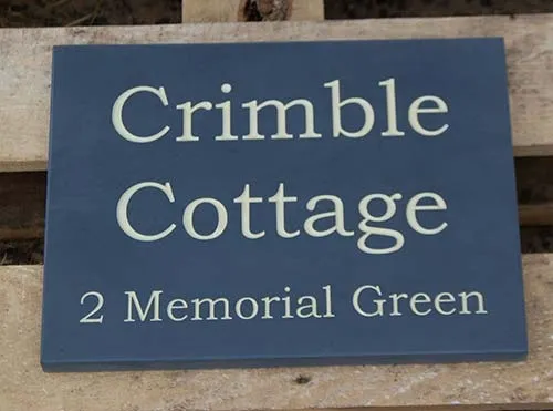 Welsh Slate House Signs & Memorials