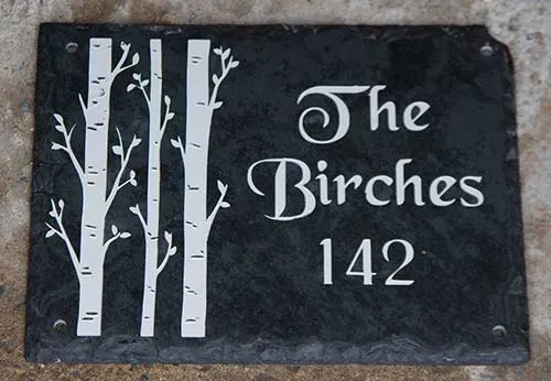 Rustic Slate Sign
