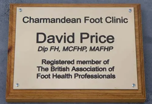 Standard Brass Plaque