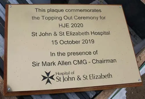 Engraved Brass Plaque