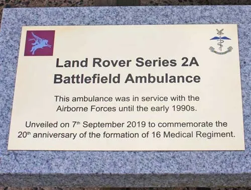 Engraved Brass Plaque