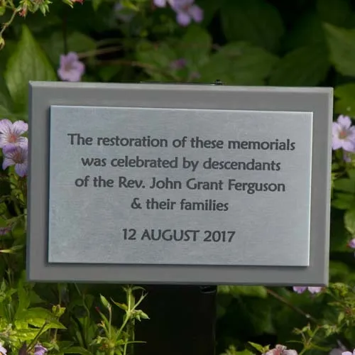 Laser Engraved Stainless Steel Plaque