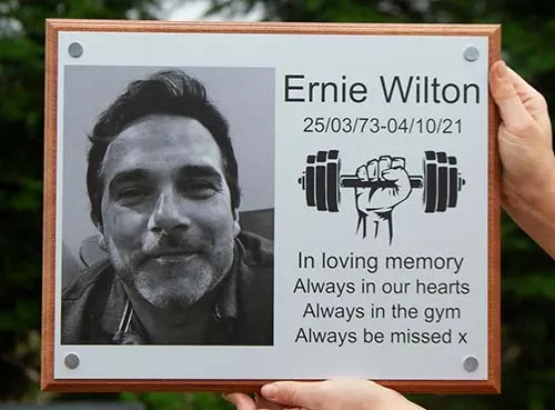 Black and White Photo Memorial