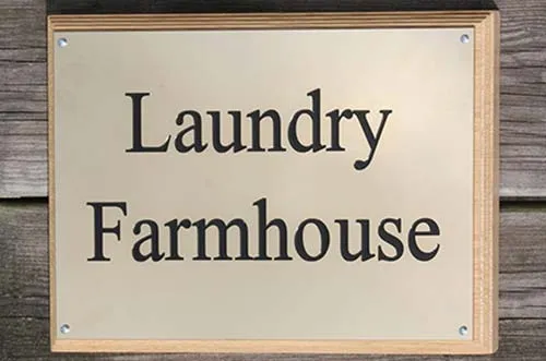 Polished Brass Nameplate