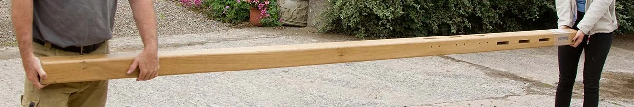 Or carpenters can make posts to almost any size.