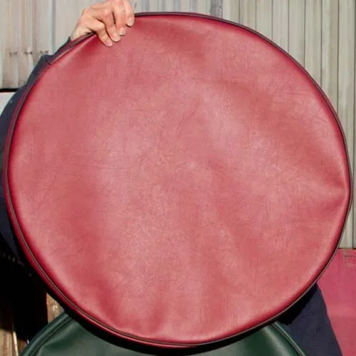 There are seven vinyl colours to choose from. Blank Red Soft Wheel Cover