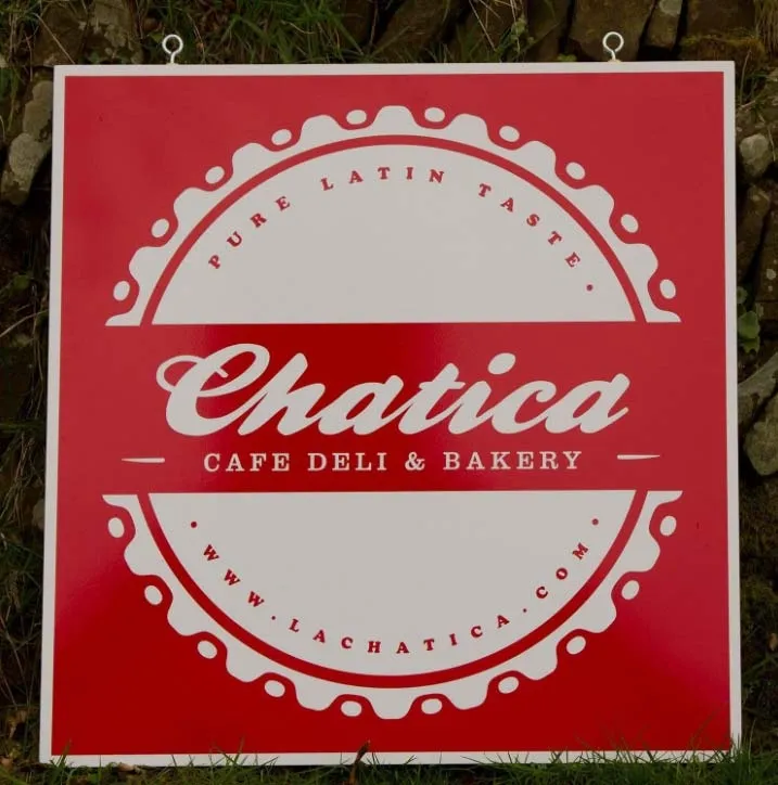 Hanging sign panel with printed design Hanging Sign Panel