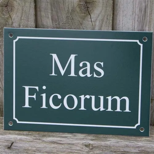 French Style Name Plates