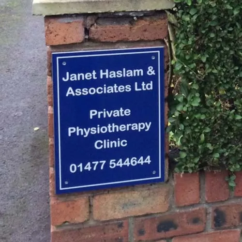 A straight forward durable sign Aluminium Composite Sign