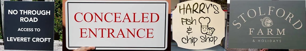 Durable Aluminium Composite Signs